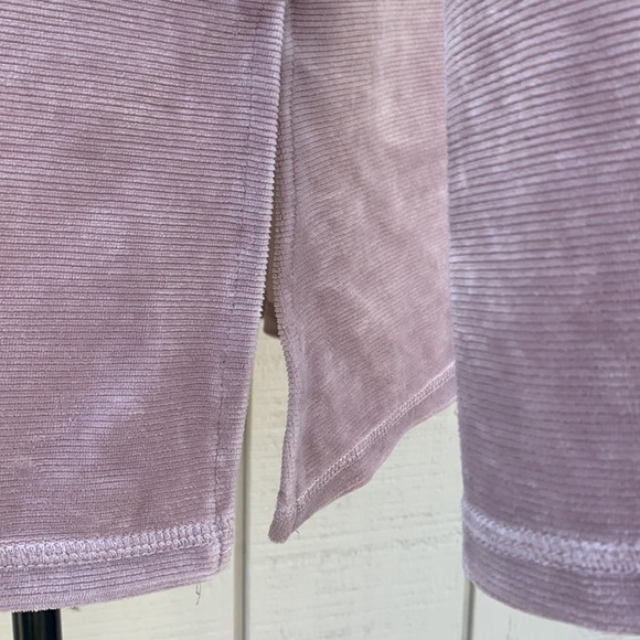 MIA & Tess Ribbed Velour Cowl Neck Tunic - Light Dusty Mauve - Picture 5 of 13